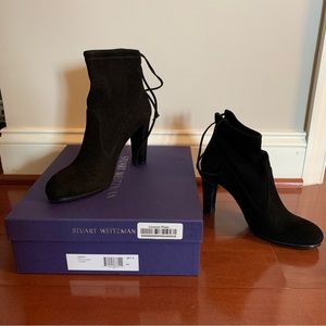 Stuart Weitzman Catch suede booties